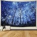 Prabahdak Forest Trees Tapestry Starry Night Tapestry Fantastic Galaxy Landscape Tapestry Wall Hanging for Dorm Living Room Bedroom