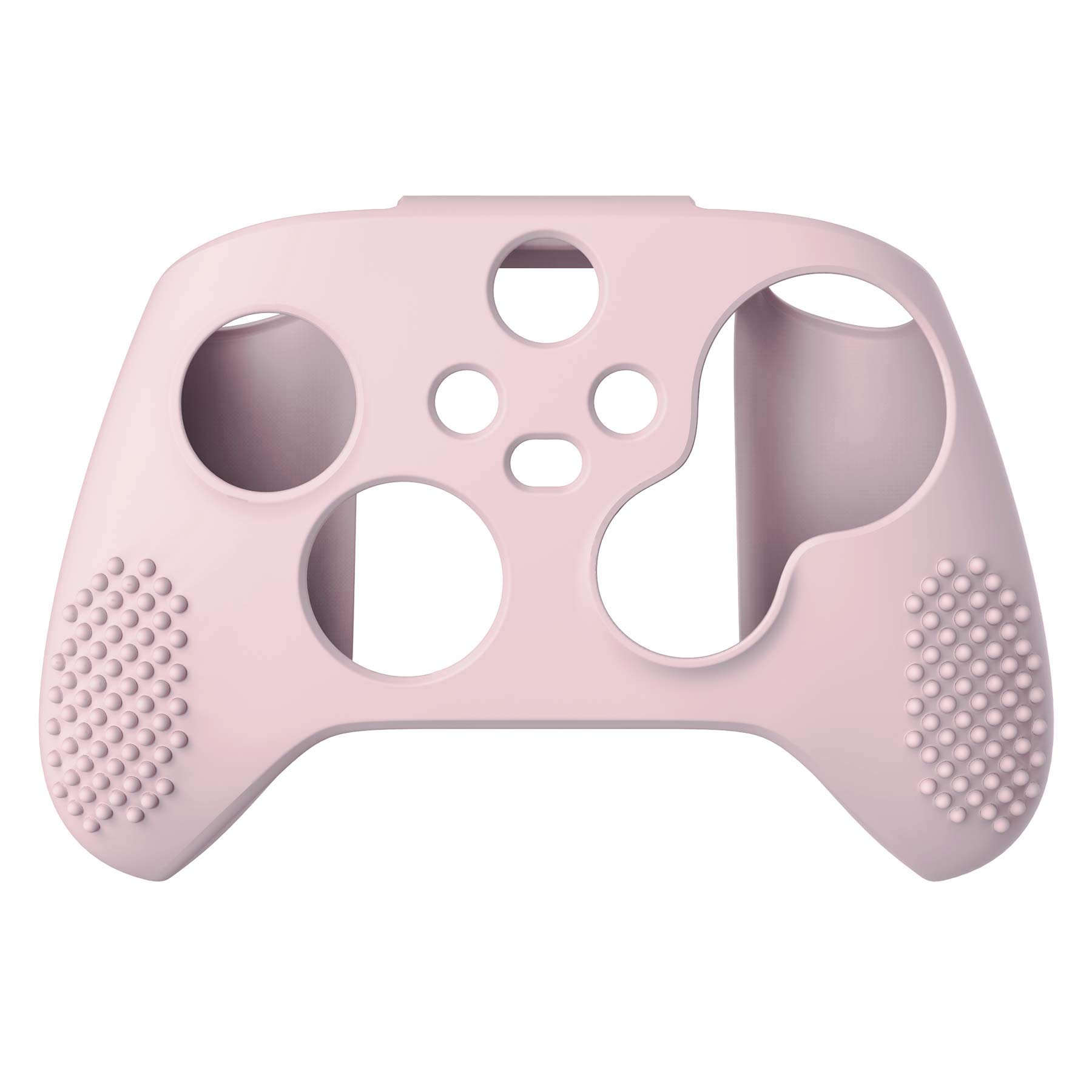 eXtremeRate PlayVital Cherry Blossoms Pink 3D Studded Edition Anti-slip Silicone Cover for Xbox Series X/S Controller, Soft Rubber Case Protector for Xbox Core Wireless Controller with Thumb Grip Caps