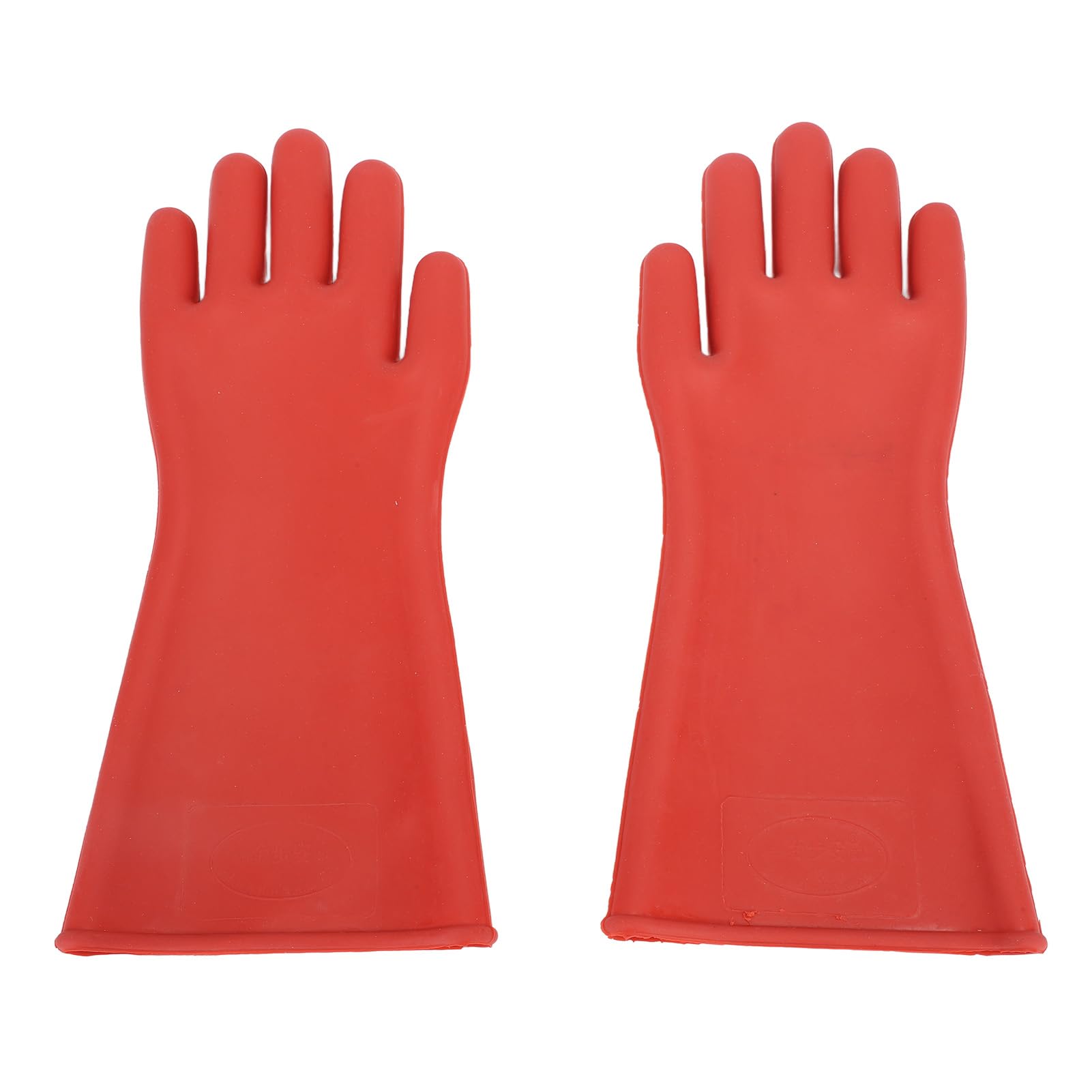 OVAQUIXI 1 Pair Class 00 Electrical Insulated Gloves 12KV - Rubber High Voltage Insulating Safety Gloves for Electricians, Linemen & Industrial Work