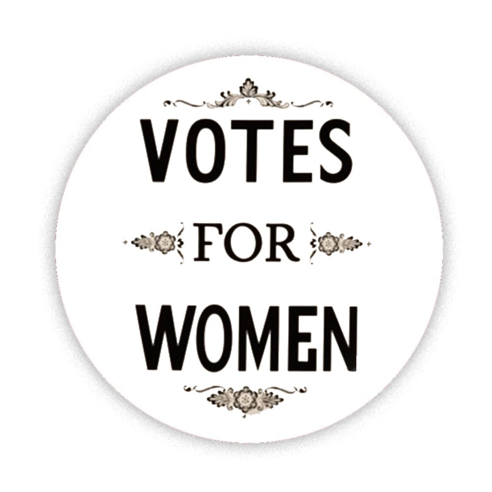 Votos para las mujeres impreso imán para nevera botón redondo ...