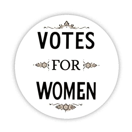 Votos para las mujeres impreso imán para nevera botón redondo ...