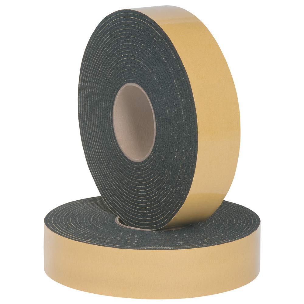 Shurtape IT100 Foam Pipe Wrap Insulation Tape 2 in. x 30 ft. (Black