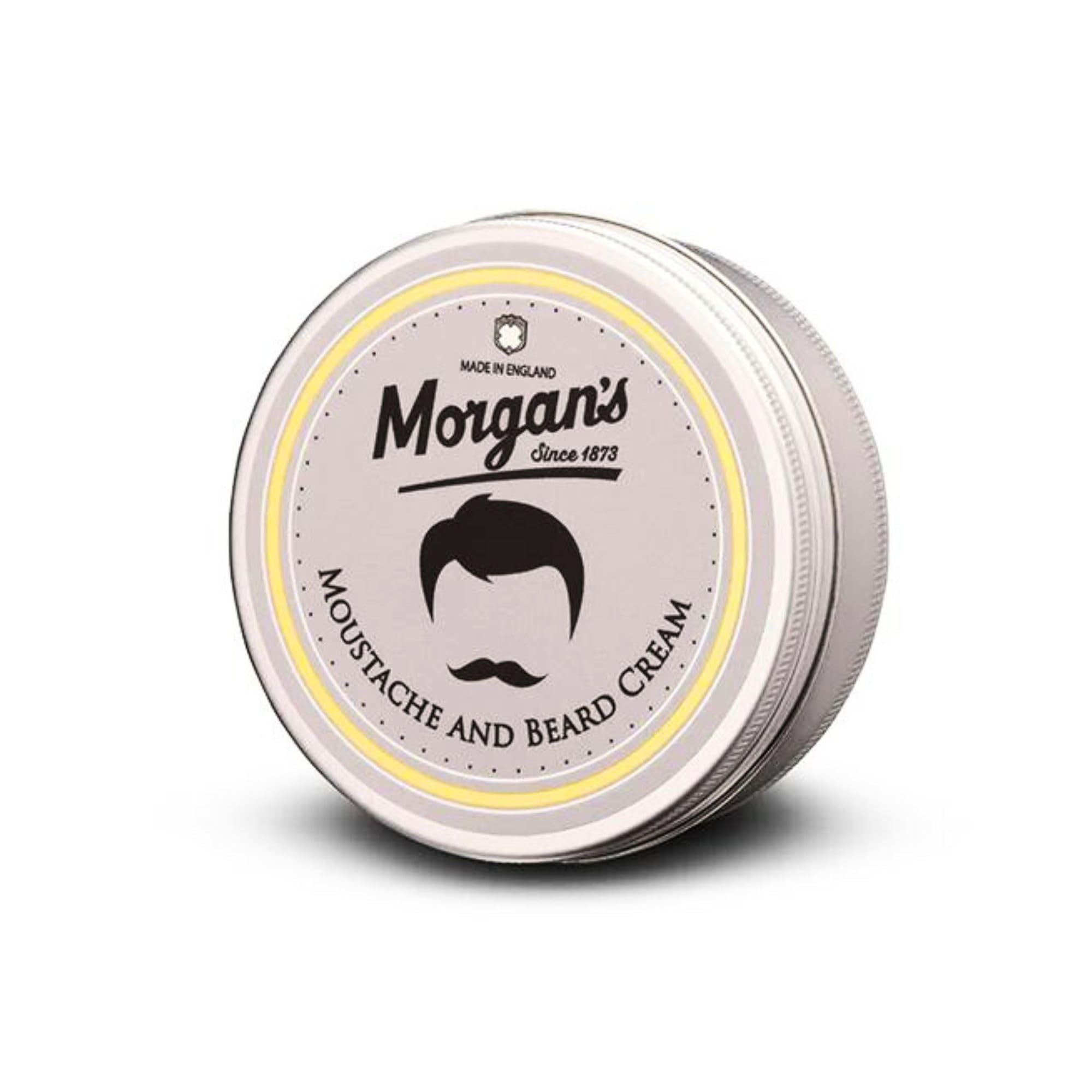 Morgan's Pomade Moustache and Beard Cream, Moisturising and Conditioning Cream for All Beard Lengths, with Natural Oils, Aloe Vera and Keratin 75ml
