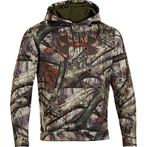 Under Armour Big Logo Camo Fleece Hooded Sweatshirt, MO TREESTAND, M