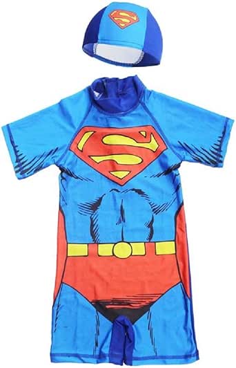 SgaSong Spiderman Traje de baño, una Pieza, Traje de baño, natación