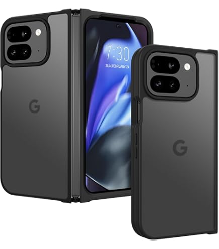 Amazon.com: GUAGUA for Google Pixel 9 Pro Fold Case Translucent