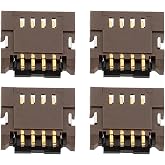 The Lord of the Tools 4PCS 4Pin P6 Cable Connector Clip Compatible with Nintendo DS Lite Touch Screen Mainboard P6 Connector Compatible with NDS Lite Touch Screen Repair Clip