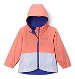 Columbia Youth Girls Rain-Zilla II Jacket, Hot
