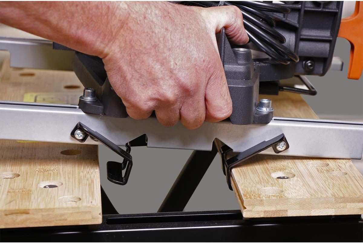 Sealey Benchclaw®, Universal Power Tool Portable Mitre Saw Clamps for Workbench - Suitable for Workmate - SBC01, Red - Image 5