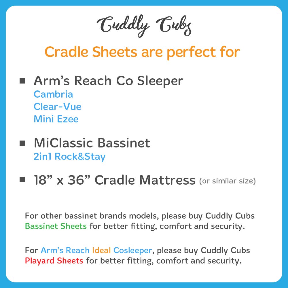 18x36x2 cradle sheets