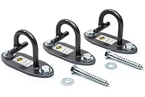 Anchor Gym Mini H1 (Set of 3) - Resistance Band Wall Anchors for Home Workouts | Wall Mount Anchor for Resistance Bands, Stre