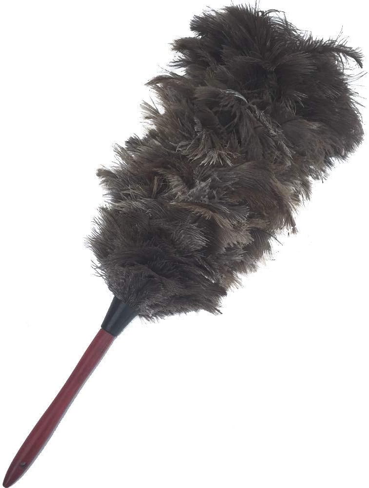 KOLIGHT Handmade Fullness Natural Ostrich Feather Dusters Brush Use for Office Home (23inch)