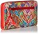 Vera Bradley Women's Cotton Turnlock Wallet, Paisley in Paradise, One Size