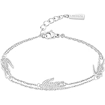 Amazon.com: Lacoste Crocodile - Cord and Chain Bracelet for