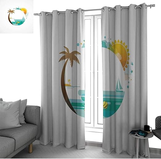 Rideaux De Plage Pour Chambre A Coucher Ou Salon San Mizel Plage