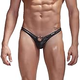 S Forever Men's Sexy T-back Low Rise Thongs G-String Underwear