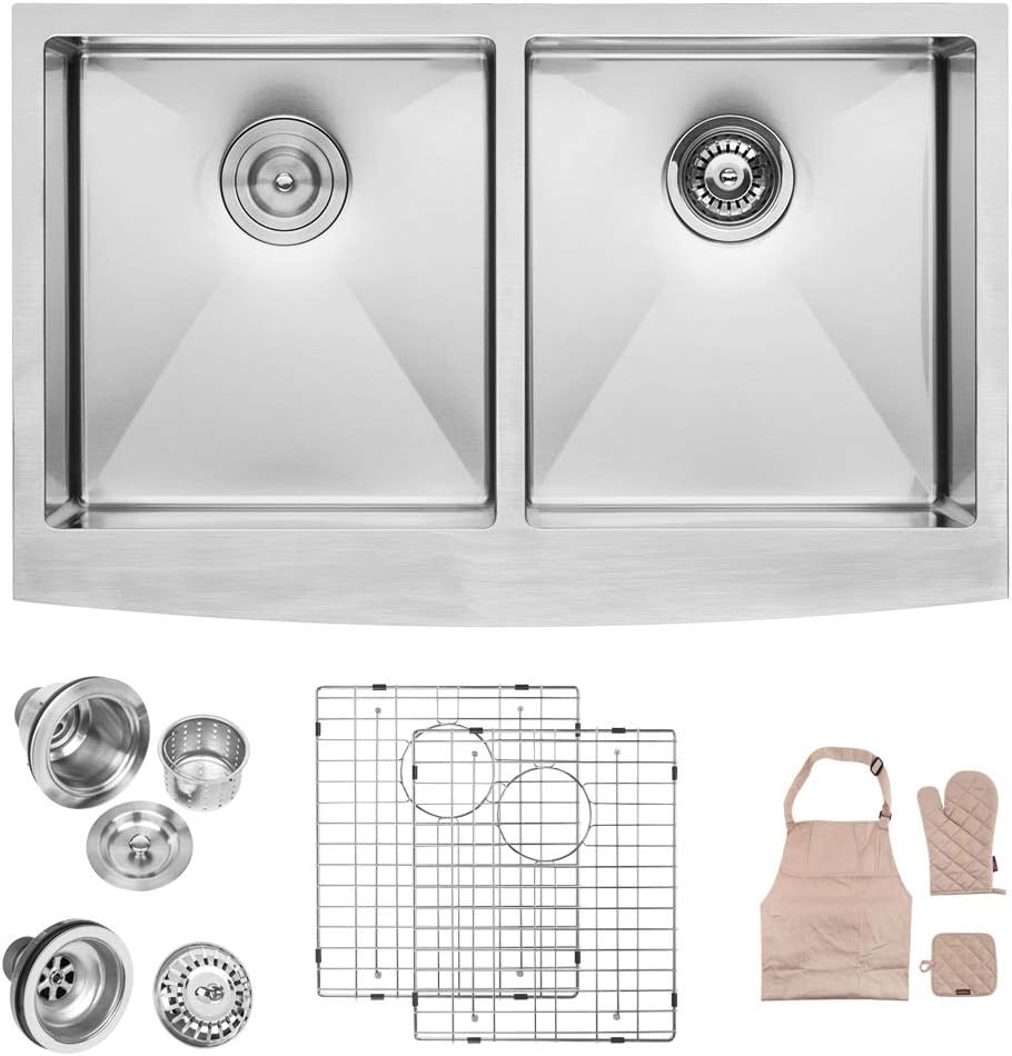 Best Farmhouse Double Kitchen Sinks