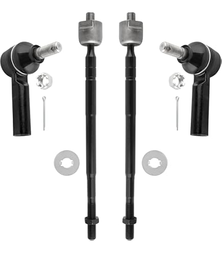 Amazon.com: BOXI 2pcs Front Inner Tie Rod End Links Fit for