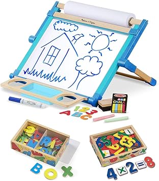melissa and doug double sided magnetic tabletop easel