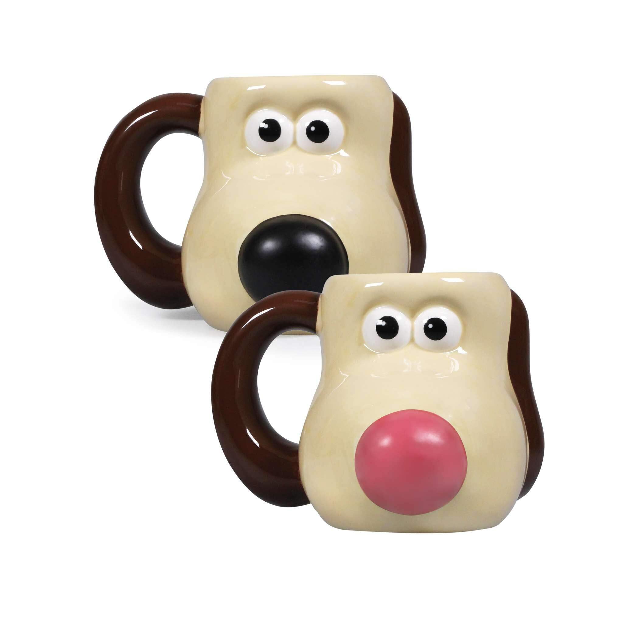 Half Moon Bay Mug Shaped Heat Changing Boxed - Wallace & Gromit (Gromit)