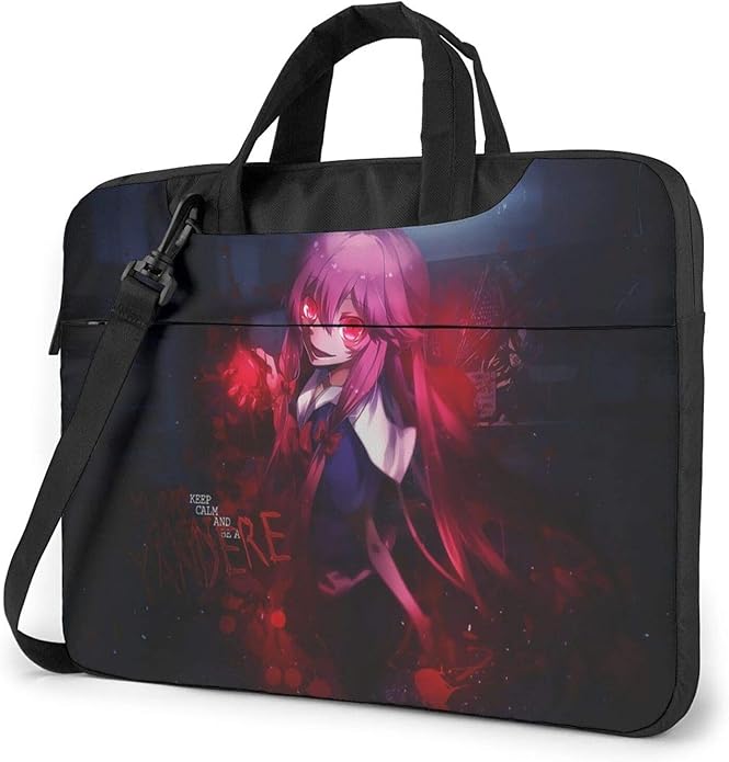3d Print Colorful Simple 14 Inch Future Diary Anime Laptop Case