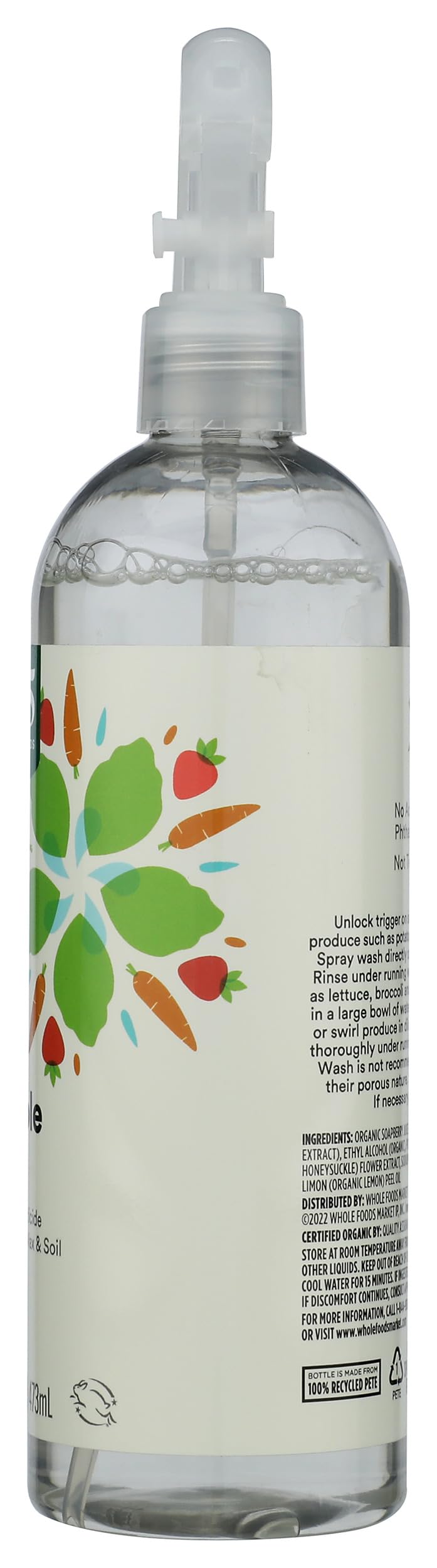 365 by Whole Foods Market, Organic Fruit & Vegetable Wash, 16 Fl Oz