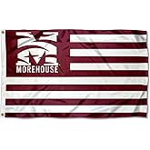 Morehouse Maroon Tigers Stars and Stripes Nation Flag