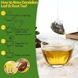 ULTHMOK Premium Dandelion Root & Leaf Tea 100 Bags 7.06 Oz Liver Detox view 6