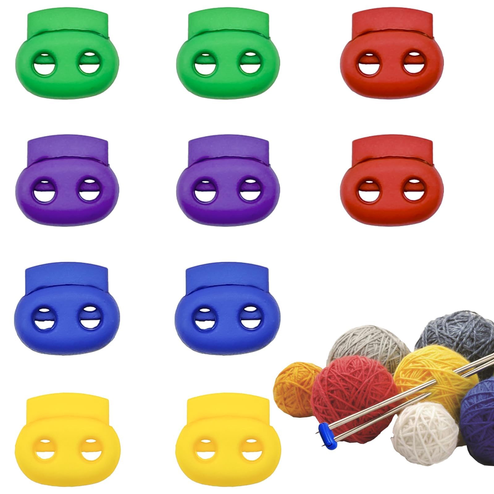 10 Pack Knitting Needle Stoppers Spring Needle Stopper, Colorful Needle Point Protectors Silicone Needle Point Protectors Knitting Accessories and Supplies Knitting Tools