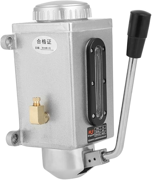 Manual Lubricating Oil Pump Hand Lubrication 500CC CNC 4mm Double