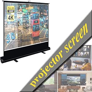 Amazon.com: Wall Hanging Projection Screen, Simple Movie Scree, Easy