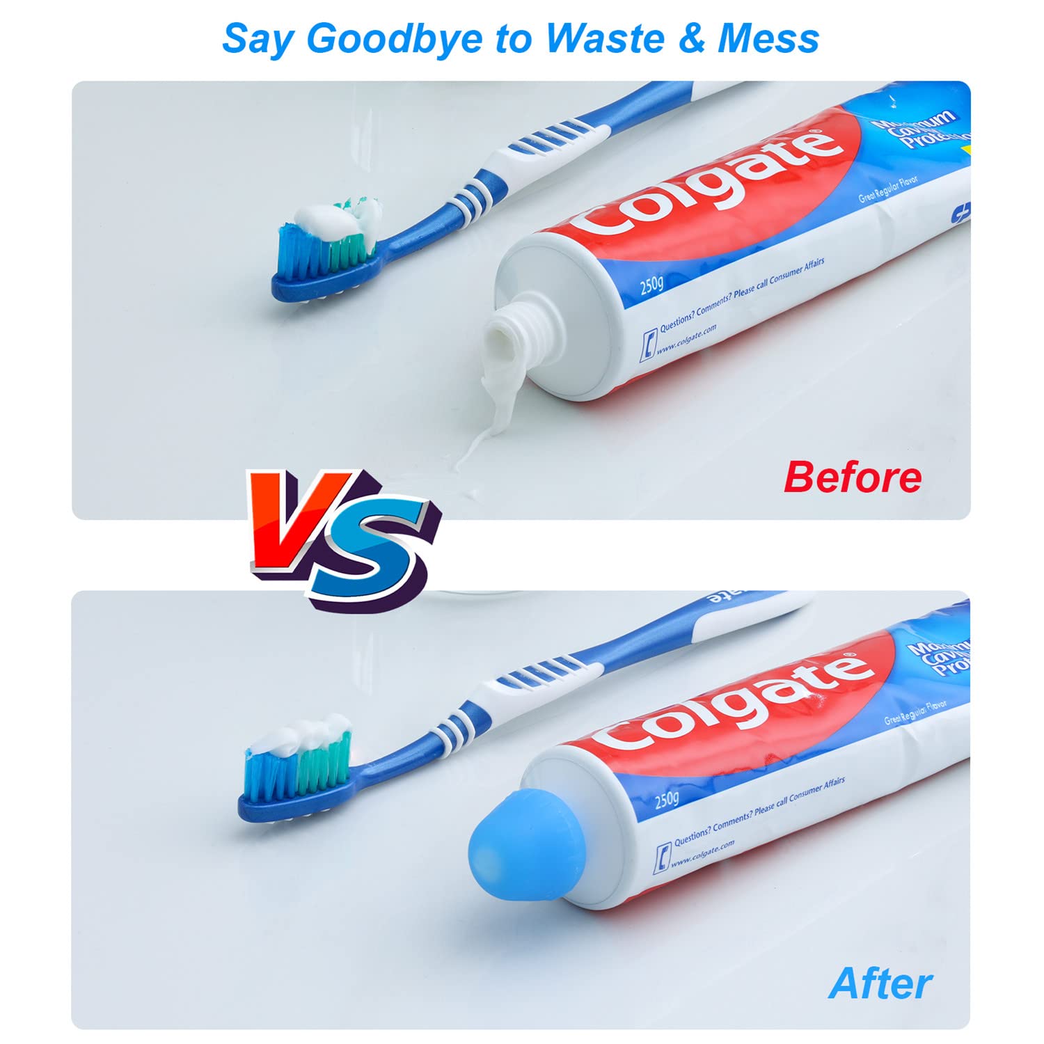 Mua 6 Pack Silcone Toothpaste Cap, Tnvee Reusable Self Closing ...