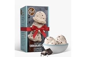 Triple Scoop - Premium Vanilla Choc Chip Ice Cream Mix For Ice Cream Maker. Simple, Easy, Delicious. From Gourmet Mix To Maker in 5 Min, Makes 2 Creamy Quarts, Made in USA (1 Pack, Van Choc)