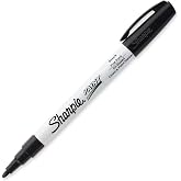 Sharpie - Fine Point Paint Marker [Set of 3], Black, Permanent, Quick drying