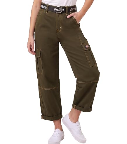 Amazon.com: Dickies Womens Straight Fit Wide Crop Work Pants Raw