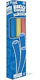 Splash Down Big Kahuna Pool Noodle, 4" Round, Red, Yellow, Blue & Green, 6 Pack