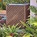 Wood Lattice Air Conditioner Screen (Brown)