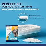Pettiny 20 Cat Litter Tray Liners with Drawstrings Extra Strong 87 x 41 cm view 3