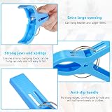 Vicloon Beach Towel Clips 6 PCS Large Plastic Clothes Pegs 4 Color view 3