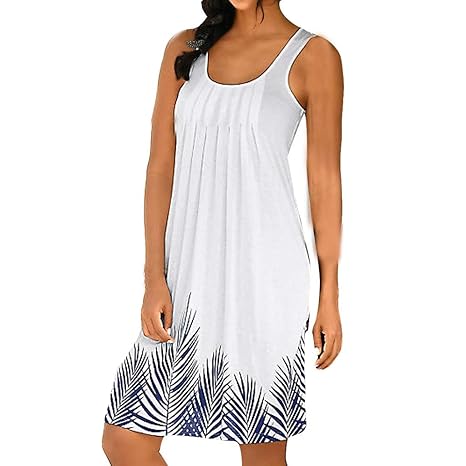 knee length casual summer dresses