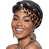 African Women Turban Caps Pre-Tied Twisted Turbans Head Scarf for Women Hair Wraps Cover Beanie Cancer Chemo Headwear