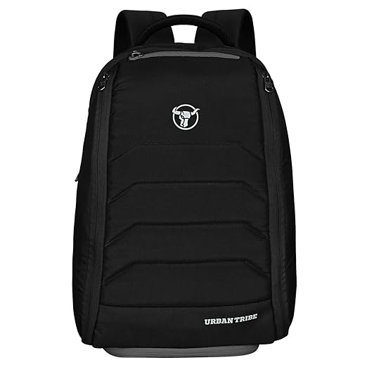 Urban Tribe Fitpack PRO 35 litres Laptop Cum Gym Backpack with Separate Shoe Compartment and USB Charging Port- Black