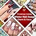 Christmas Nail Sequins - 6 Pots Holographic 13 Shape Mixed Snowflakes Nail Chunky Glitter, Iridescent Mermaid Flake Laser Sparkly Star Confetti Glitter for for Festival Nail Art Design or Make Up