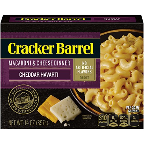 Cracker Barrel Sharp Cheddar Havarti Mac & Cheese (14 oz Box)