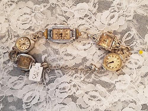 Vintage Watches Bracelet Silvertone
