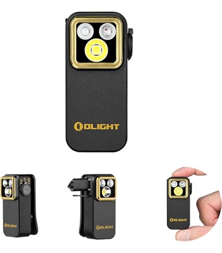 Fenix SW05R-UV Clip On Flat Body swival Flashlight with UV Light
