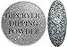 SHEBA NAILS Dipcrylic Glitter Dip Dipping Powder SPARKLING SILVER - 1oz Jar