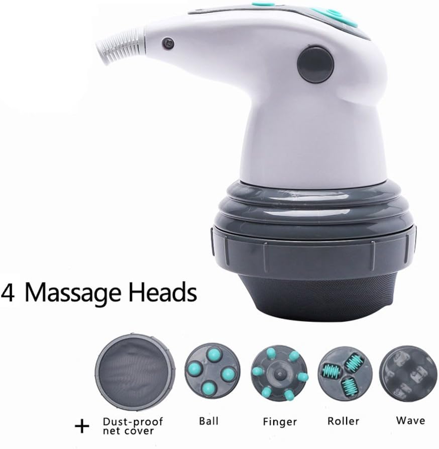 BYEONE Vibration Full Body Massage Electric Muffler Slimming Kneading Massage Roller For Waist Lose Weight Portable Electric Relaxation