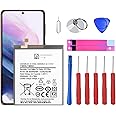 Qoutmcuy Galaxy S21 Plus Battery,5500mAh[2024 New Upgraded] EB-BG996ABY Replacement Battery for Samsung Galaxy S21 Plus Model (S21+ S21 Plus 5G SM-G996) with Tool Repair Kit
