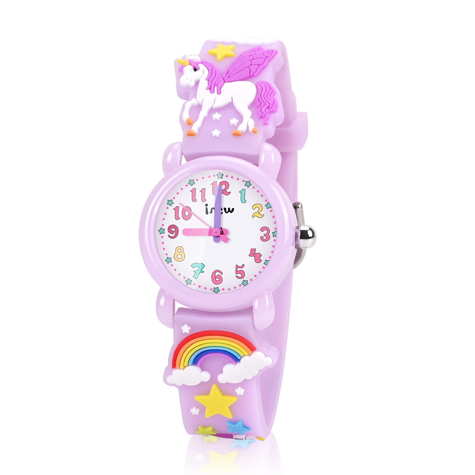 Toys for 3 4 5 6 7 Year Old Kids, Girls Watch Age 3-8 Christmas Birthday Gifts for 3 4 5 6 7 8 Year Old Girl Easter Gifts for Kids Back to School Gifts Educational Toys for Girls - Purple